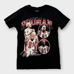 Dennis Rodman Chicago Bulls The Worm Shirt Mens Medium Tee Y2K Graphic AOP